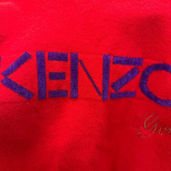 [BUNJANG] KENZO Red Knit Sweater / 겐조 KENZO 레드 니트 스웨터