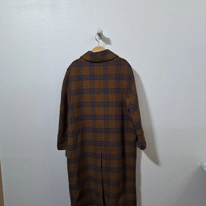 [BUNJANG] So Wool Women's Wool 100% Oversized Check Coat / so wool 쏘울 여성 울100프로 오버핏 체크 코트 S (패848)