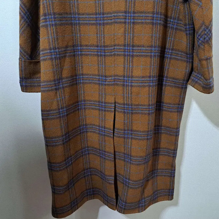 [BUNJANG] So Wool Women's Wool 100% Oversized Check Coat / so wool 쏘울 여성 울100프로 오버핏 체크 코트 S (패848)