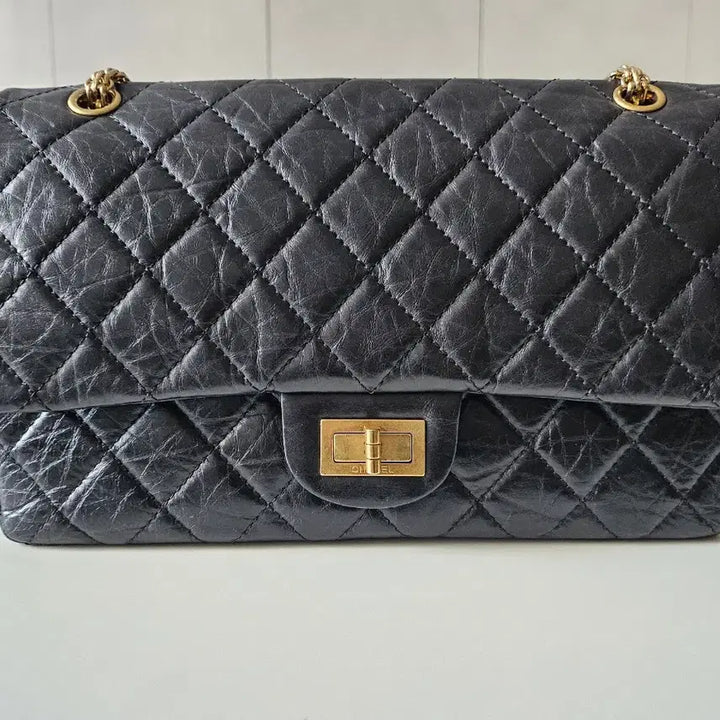 [BUNJANG] Chanel 2.55 Flap Bag / 샤넬 빈티지 2.55 플랩백 금장 구)라지