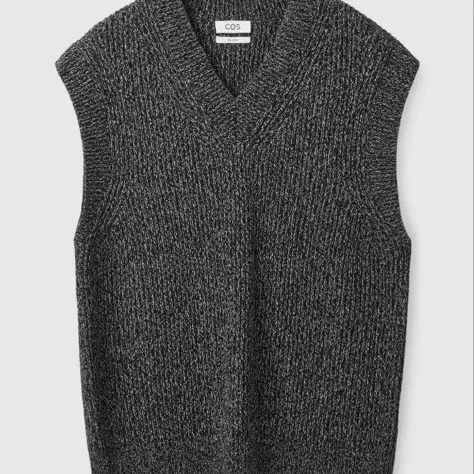 [BUNJANG] COS V-Neck Knit Vest Dark Gray / COS V넥 니트 조끼 다크 그레이