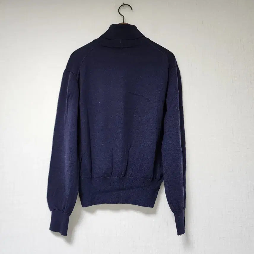 [BUNJANG] Mollado Navy Turtleneck Sweater / 모라도 네이비 톤 터틀넥 니트 스웨터 66-77