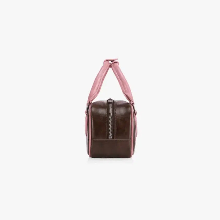 [SOLD OUT] 파인드 카푸어_하트 블록백 22 크링클드 (브라운 핑크)