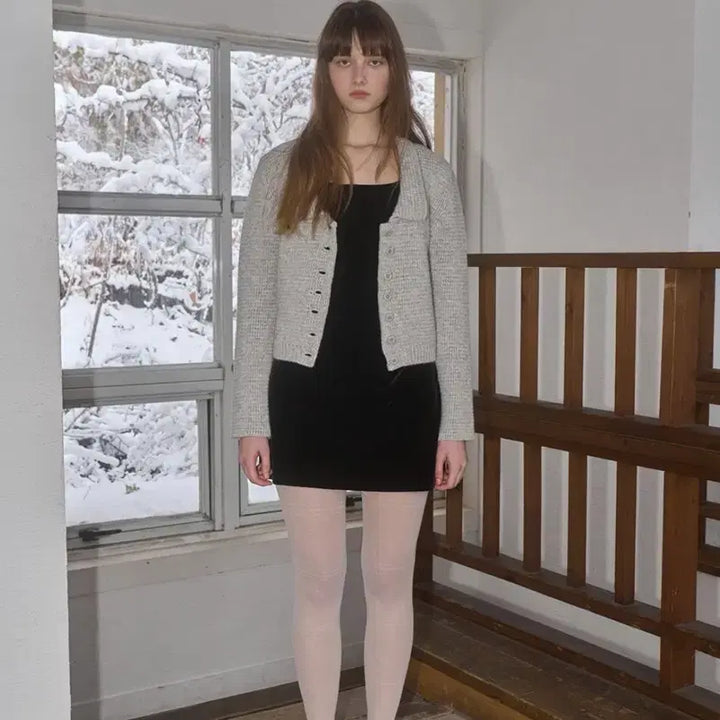 [BUNJANG] VIMood The Here Scotland Wool Cardigan Gray / (새상품/택O) 바이무드 더히어 스코틀랜드 울 가디건 그레이