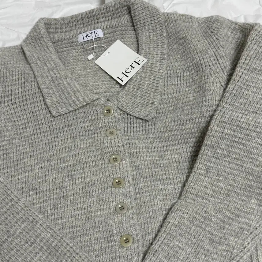 [BUNJANG] VIMood The Here Scotland Wool Cardigan Gray / (새상품/택O) 바이무드 더히어 스코틀랜드 울 가디건 그레이