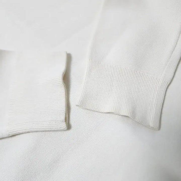 [BUNJANG] Uniqlo Ivory Knit Sweater L / 유니클로 아이보리 니트 스웨터 L