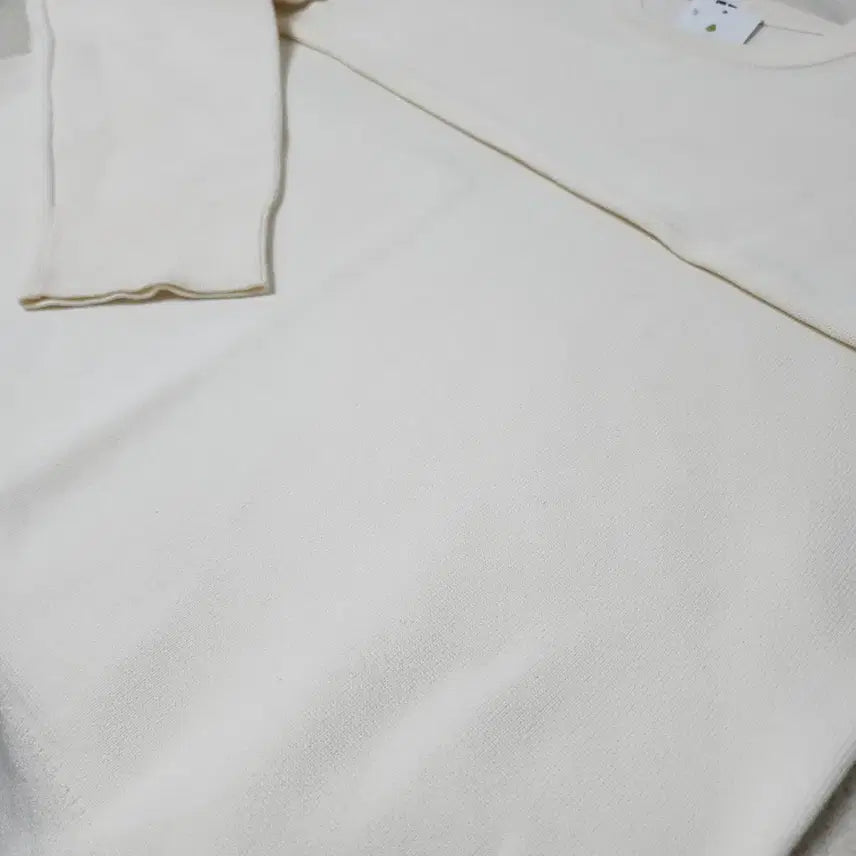 [BUNJANG] Uniqlo Ivory Knit Sweater L / 유니클로 아이보리 니트 스웨터 L