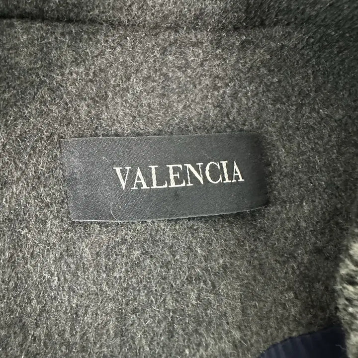 [BUNJANG] Valencia Check Long Coat Gray / [55/55~66] 발렌시아 체크 롱 코트 그레이