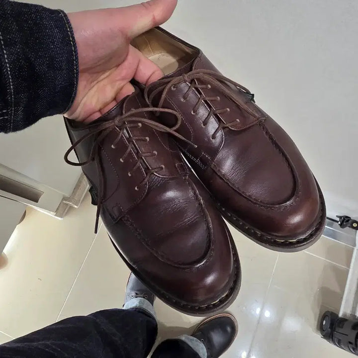 [BUNJANG] Paraboot Chambord Cafe UK6 Shoes / 파라부트 샴보드 카페   uk6 판매자 발 사이즈 255~260