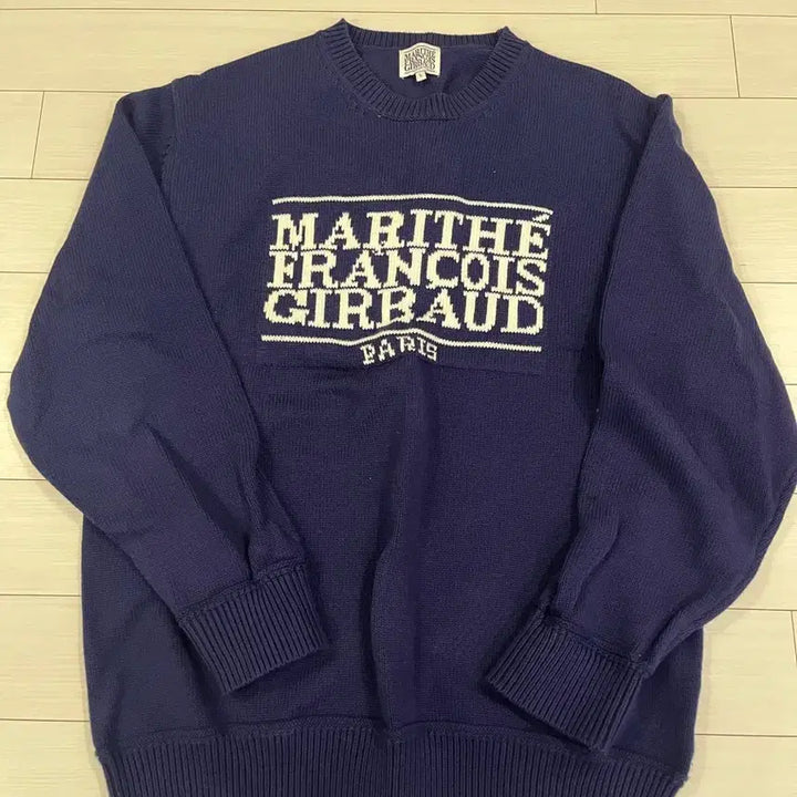 [BUNJANG] Marithe Francois Girbaud Navy Knit Sweater / 마리떼프랑소와저버 니트 네이비 L