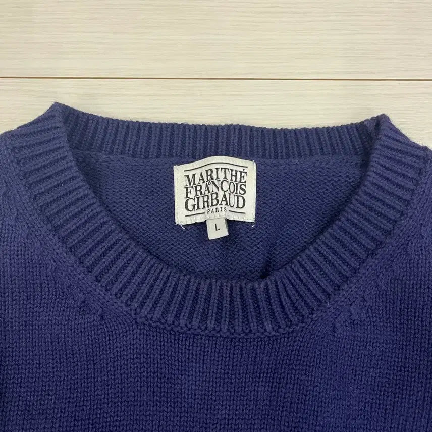 [BUNJANG] Marithe Francois Girbaud Navy Knit Sweater / 마리떼프랑소와저버 니트 네이비 L