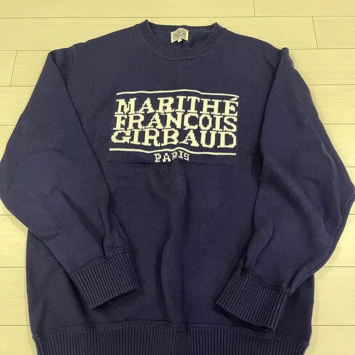 [BUNJANG] Marithe Francois Girbaud Navy Knit Sweater / 마리떼프랑소와저버 니트 네이비 L