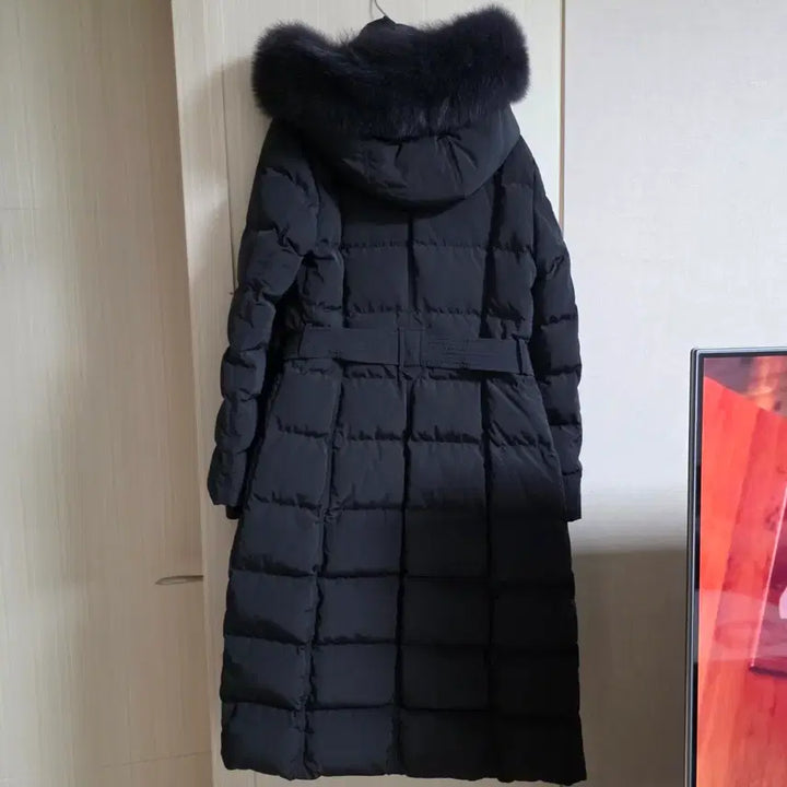 [BUNJANG] Vov Fox Fur Long Padding Jacket (Size 66) / 보브 폭스퍼 롱패딩 66사이즈