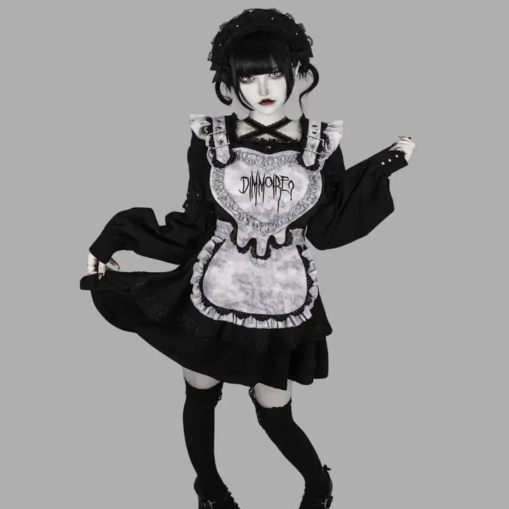 [BUNJANG] Dimmoire Drip Heart Made Set (M Size) / Dimmoire 딤모아르 Drip Heart 하트 메이드 셋업 M사이즈