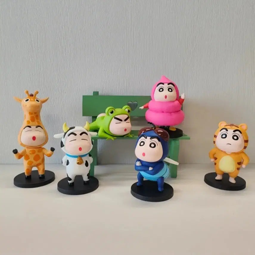[BUNJANG] Crayon Shin-chan Figure Bundle Set / 짱구는 못말려 미개봉 피규어 6종 세트로 일괄 판매합니다.