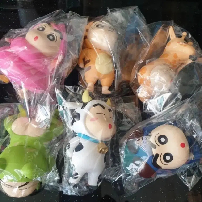 [BUNJANG] Crayon Shin-chan Figure Bundle Set / 짱구는 못말려 미개봉 피규어 6종 세트로 일괄 판매합니다.