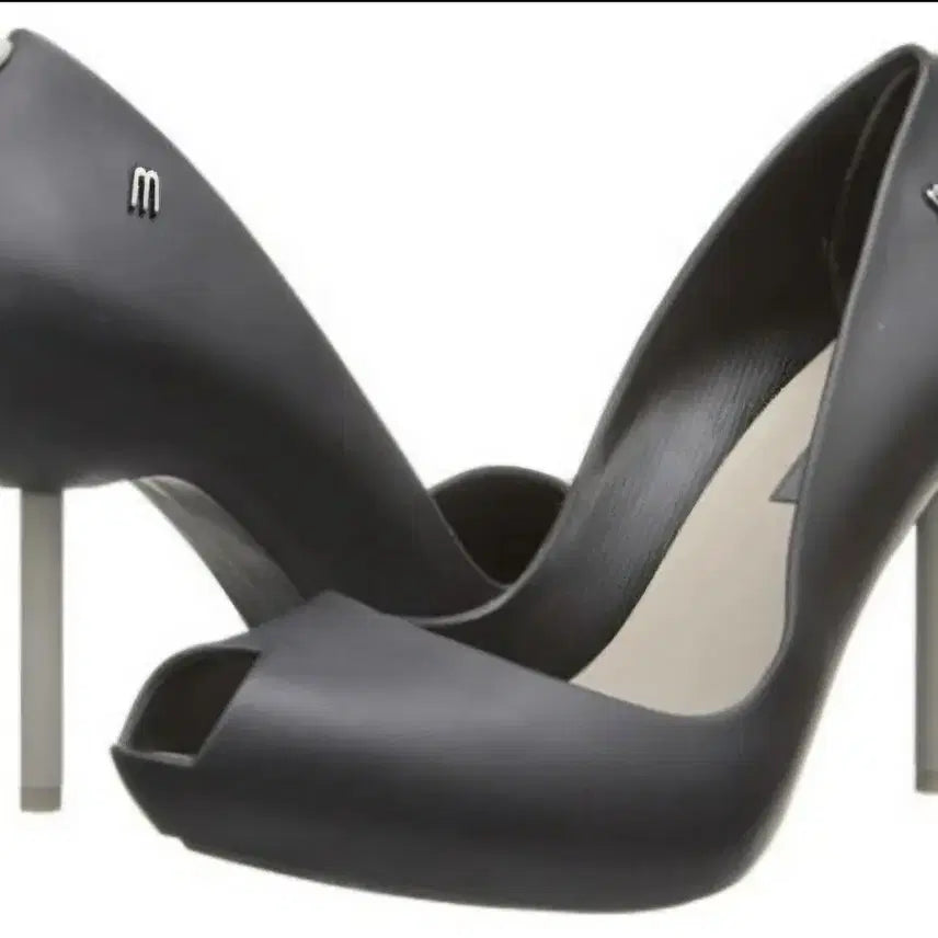 [BUNJANG] Melissa Teal Glitter Open Toe Heels EUR37 (235-240) / 멜리사 청록글리터 오픈토 힐EUR37(235~240)
