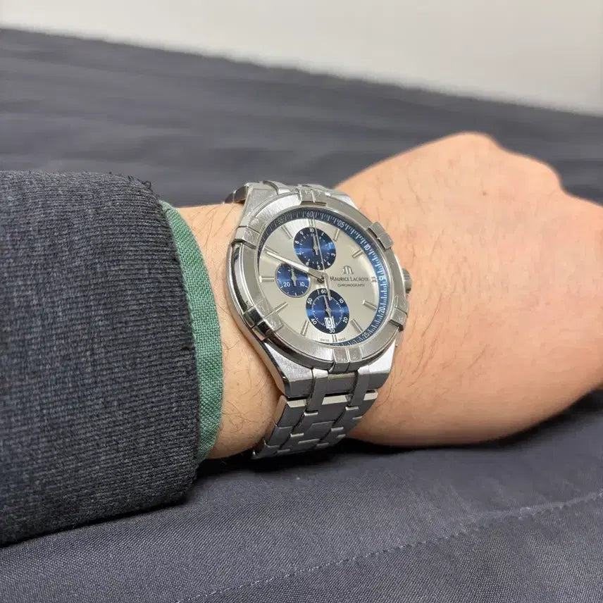 [BUNJANG] Maurice Lacroix AIKON Chronograph Quartz Watch / 모리스 라크로아 아이콘 크로노그래프 쿼츠 모델 판매합니다 실착 사진 추가