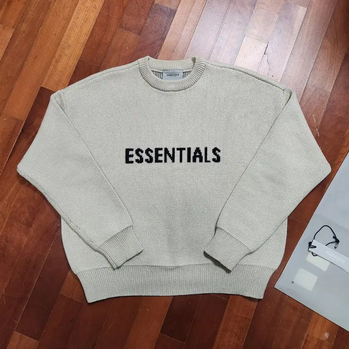 [BUNJANG] Fear of God Essentials Linen Knit Pullover / 피어오브갓 에센셜 니트 풀오버 스웨터 니트 리넨