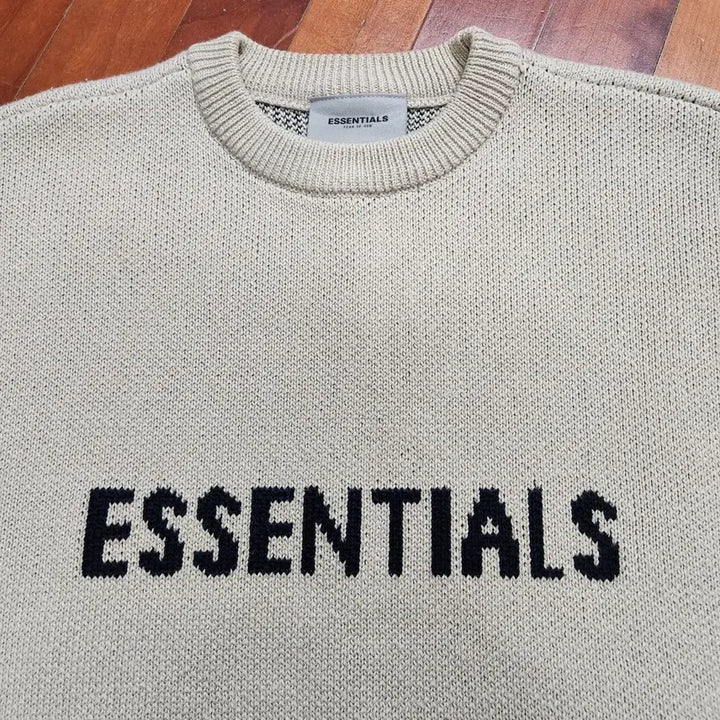 [BUNJANG] Fear of God Essentials Linen Knit Pullover / 피어오브갓 에센셜 니트 풀오버 스웨터 니트 리넨