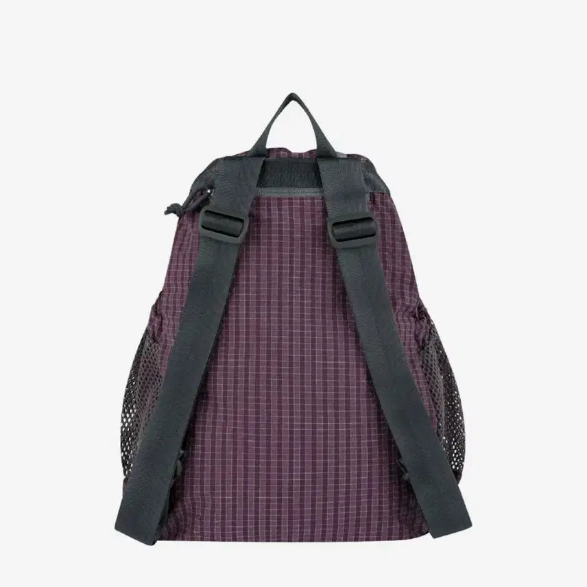[BUNJANG] Sunlove Tour Backpack Purple Grid / 새상품) 썬러브 투어 짐색 퍼플 그리드