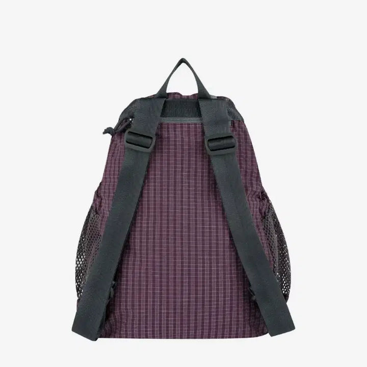 [BUNJANG] Sunlove Tour Backpack Purple Grid / 새상품) 썬러브 투어 짐색 퍼플 그리드
