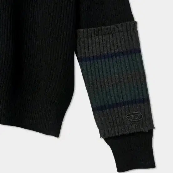 [BUNJANG] Diesel K Leaf Knit - Black (S) / 디젤 K 리프 니트 - 블랙 / A067400BIAE9XX