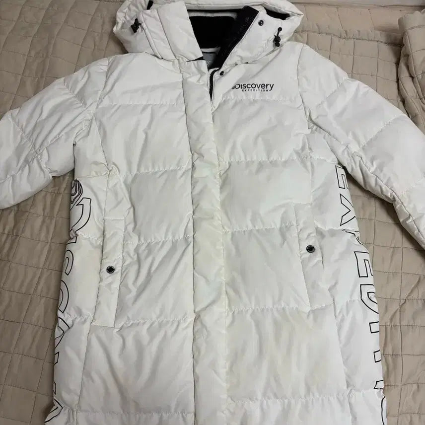 [BUNJANG] Discovery Women's Long Padded Jacket / 디스커버리 여성 롱패딩 화이트