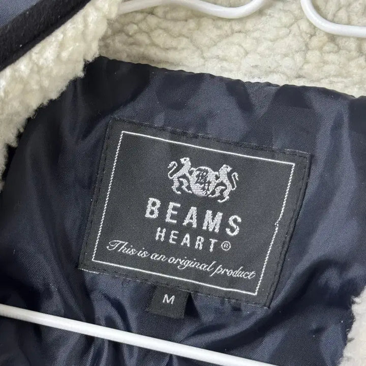 [BUNJANG] Beams Heart Short Padded Jumper / 빔스 하트 패딩점퍼 숏패딩