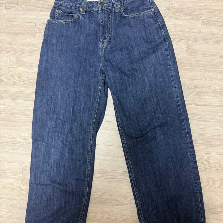 [BUNJANG] LEE Slim Straight Denim Pants (Indigo Medium) / 리(LEE) 슬림 스트레이트 데님팬츠 (인디고 미듐 색상)