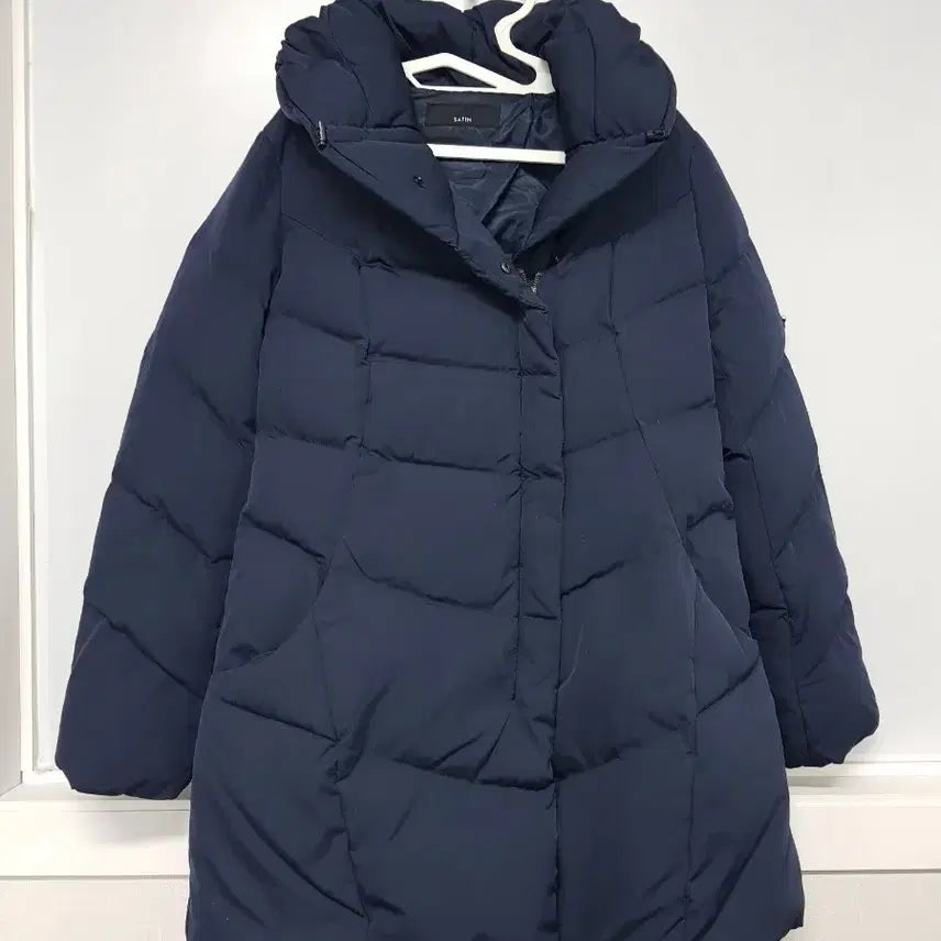 [BUNJANG] SAtin 네이비 여성 숏패딩 오리솜털 / SAtin 네이비 여성 숏패딩 오리솜털