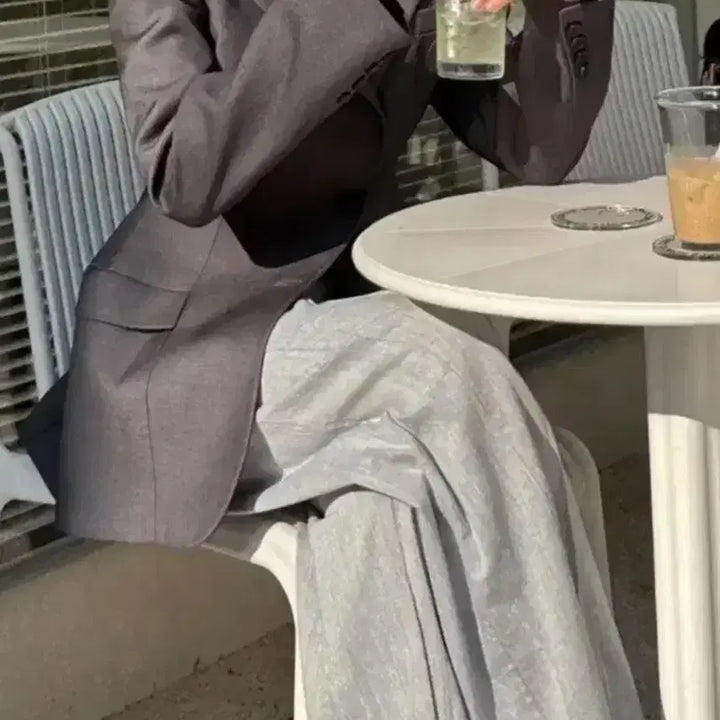 [BUNJANG] Luxury Ether Wool Silk Hourglass Jacket (Size M) / 럭셜 이더 울실크 아워글래스자켓 사이즈m