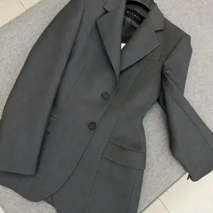 [BUNJANG] Luxury Ether Wool Silk Hourglass Jacket (Size M) / 럭셜 이더 울실크 아워글래스자켓 사이즈m