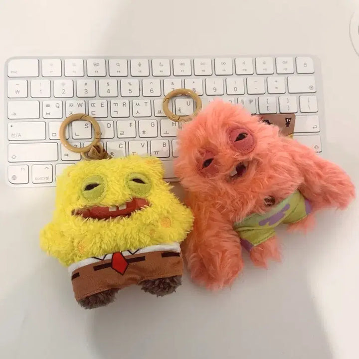 [BUNJANG] Purrglur SpongeBob Keyring / [새상품] 퍼글러 정품 스폰지밥 키링