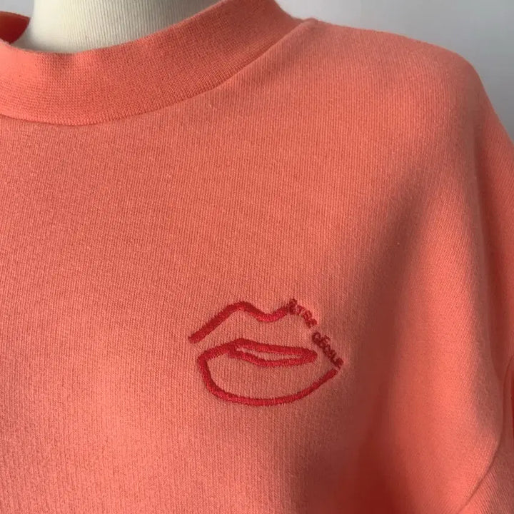 [BUNJANG] Etude House Orange Sweatshirt / 55 에트르 세실 오렌지 맨투맨