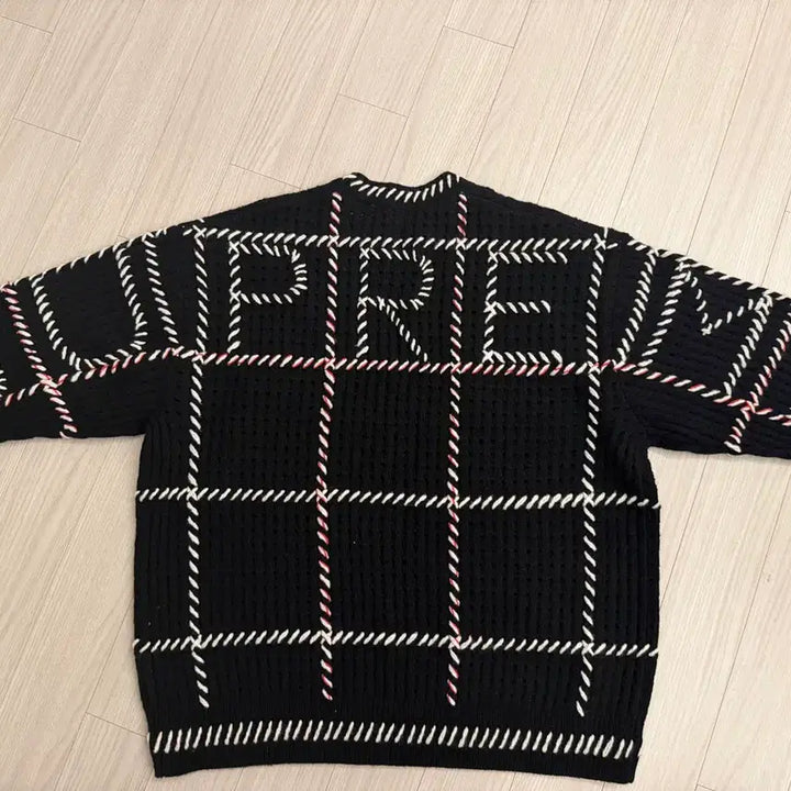 [BUNJANG] Supreme Black Knit Sweater / [M] 슈프림 블랙니트 (새상품)