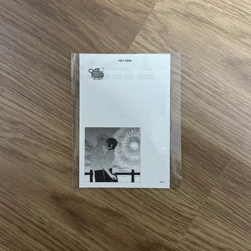 [SOLD OUT] [새상품] 체인소맨 점프샵 키라키라 메탈 엽서 원화 레제