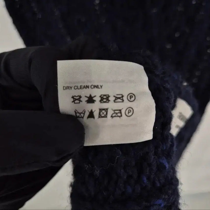 [BUNJANG] Thom Browne Navy Hoodie Scarf / [감정완료] 톰브라운 사선완장 후디 머플러 목도리 네이비