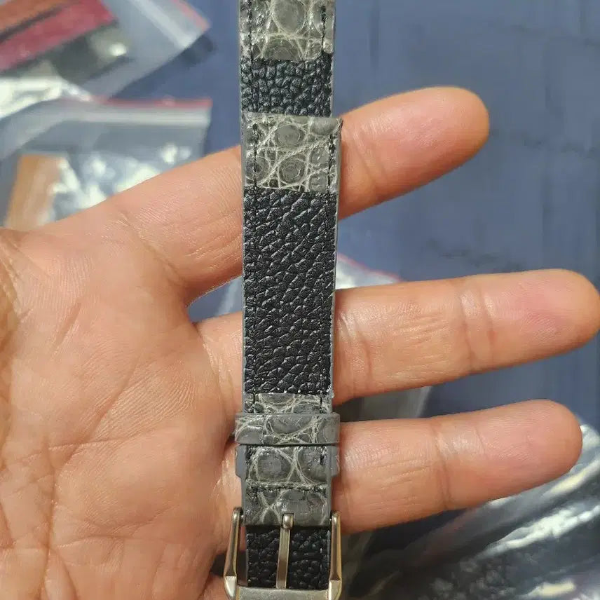 [BUNJANG] Original Crocodile Leather Strap 18-16 / [새상품]오리지널악어가죽스트랩 18-16