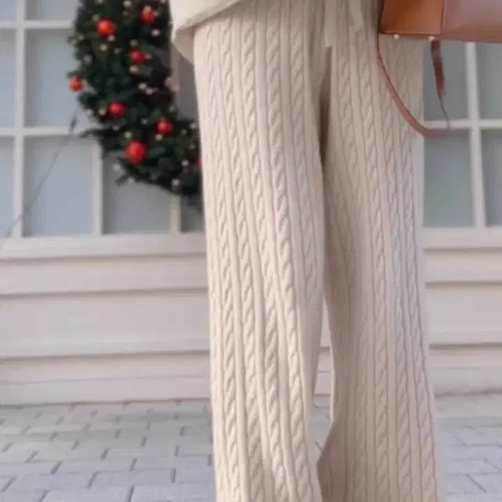 [BUNJANG] Alice Cable Knit Set / 앨리스 꽈배기 캐시니트 세트