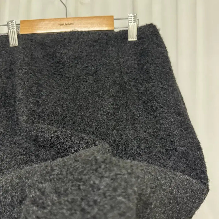 [BUNJANG] Black Boucle Mini Skirt / [새상품] 블랙 부클 뽀글이 미니스커트