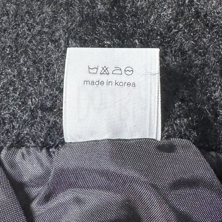 [BUNJANG] Black Boucle Mini Skirt / [새상품] 블랙 부클 뽀글이 미니스커트