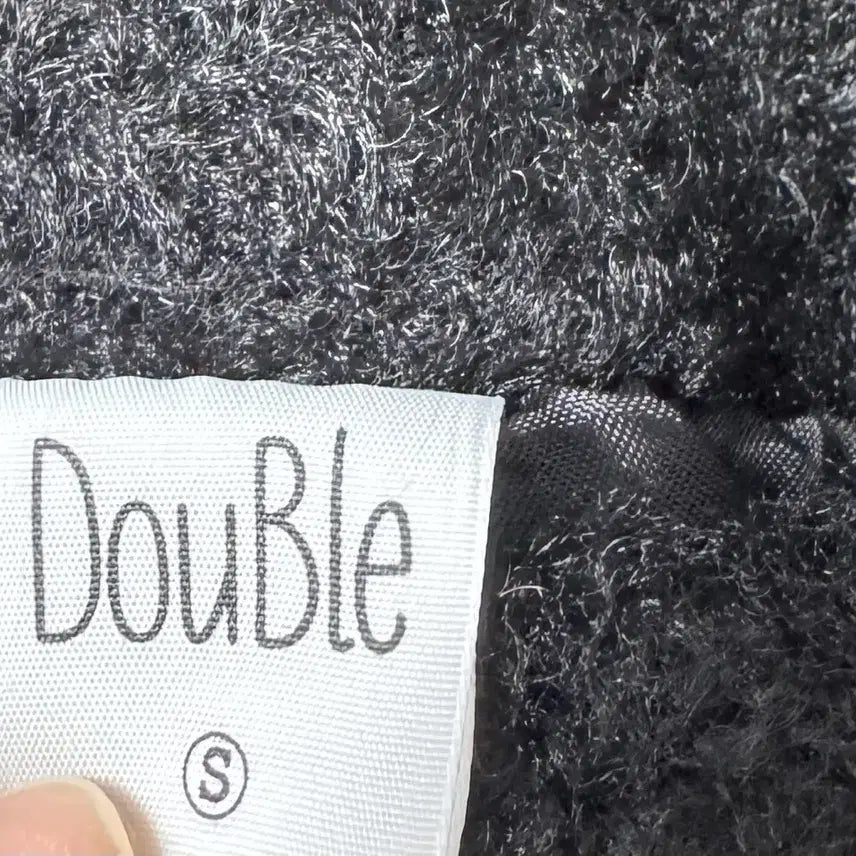 [BUNJANG] Black Boucle Mini Skirt / [새상품] 블랙 부클 뽀글이 미니스커트