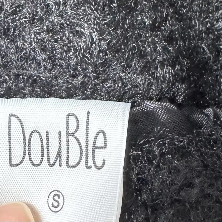 [BUNJANG] Black Boucle Mini Skirt / [새상품] 블랙 부클 뽀글이 미니스커트