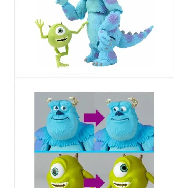 [BUNJANG] Monster Inc. Sulley & Mike Figure / 리볼텍 몬스터 주식회사 팝니다