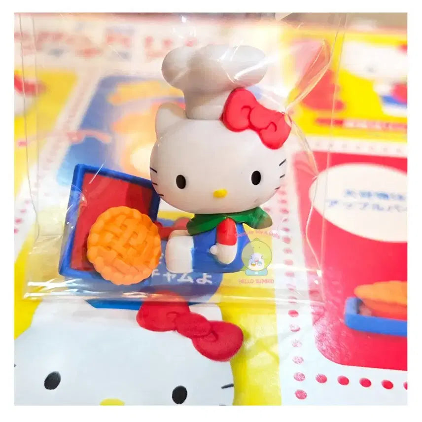 [BUNJANG] Hello Kitty Apple Cafe Figure Bundle Set / 헬로키티  아임헬로키티 애플카페 피규어4종일괄