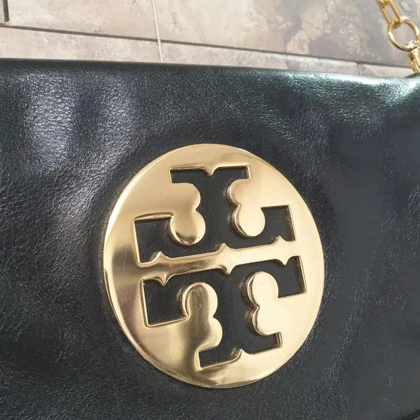 [BUNJANG] Tory Burch Leather Shoulder Bag / 토리버치 블랙 레더 체인 숄더백 상태A+