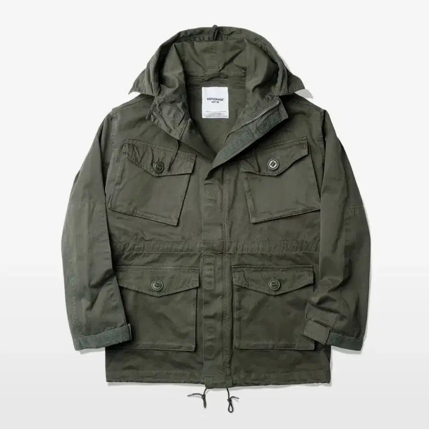[BUNJANG] Espionage Smock Parka Olive Large / [새상품] 에스피오나지 스목파카 올리브 라지사이즈