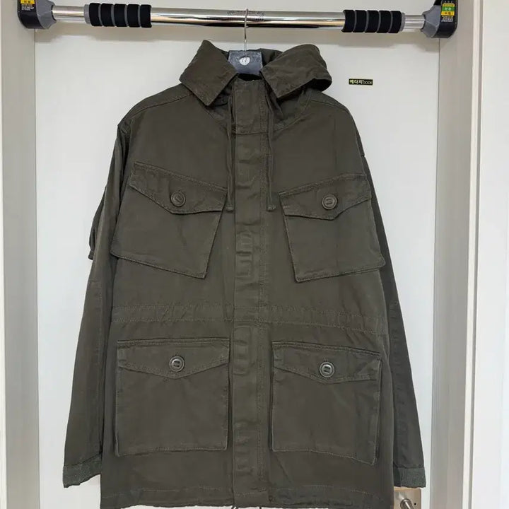 [BUNJANG] Espionage Smock Parka Olive Large / [새상품] 에스피오나지 스목파카 올리브 라지사이즈