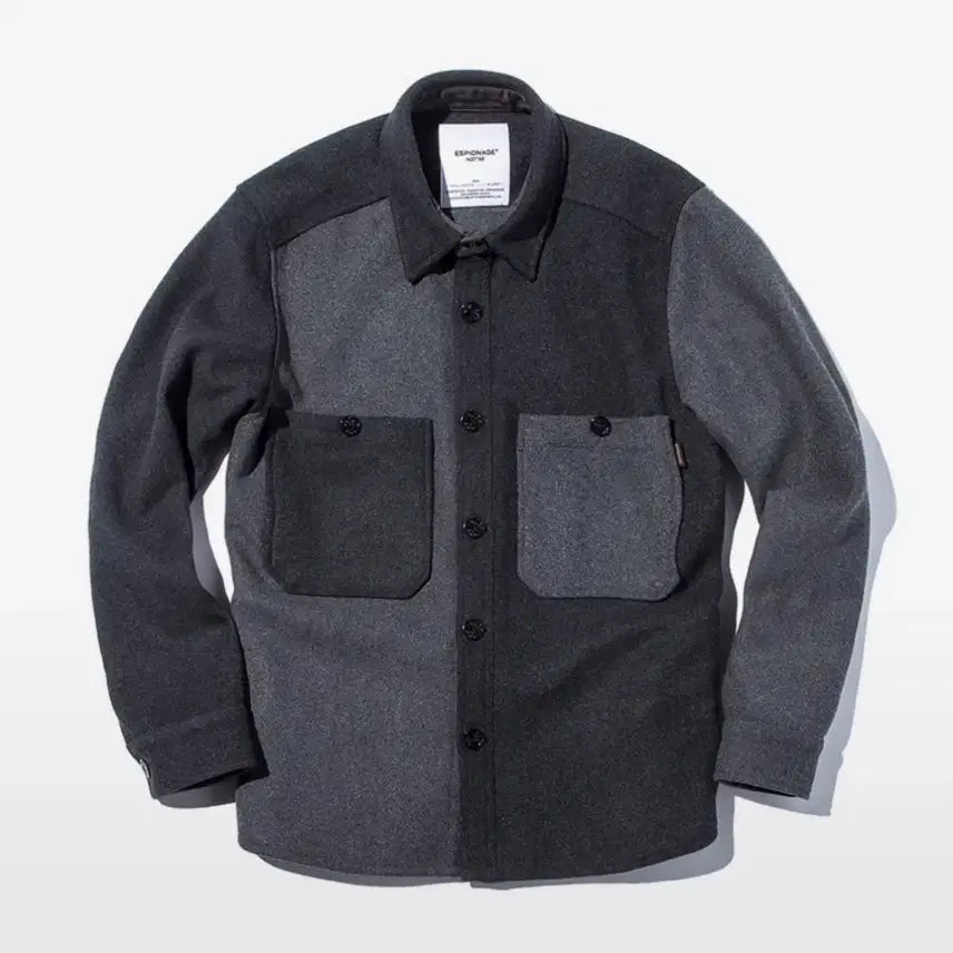 [BUNJANG] Espionage Wool CPO Shirt (Multi) - XL / [새상품] 에스피오나지 울 CPO셔츠 멀티 엑스라지